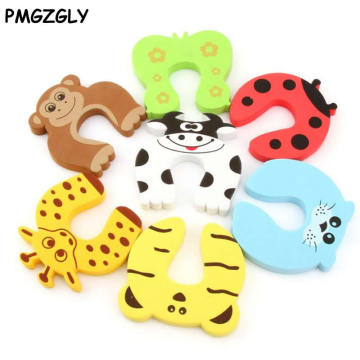 Saftey Gates Doorways 5pc Kids Baby Animal Jammers Stop Edge Corner Guards Door Stopper Holder lock baby Safety Finger Protector