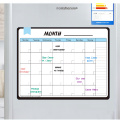 Soft White Board Magnetic Weekly Monthly Planner Calendar Dry Erase Magnet Fridge Stickers Memo Message Drawing Schedule Agenda