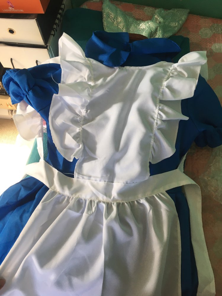 Alice in Wonderland Kids Girls Fancy Dress Maid Lolita Cosplay Costume Adult Women Halloween Party Fancy Dress Up Outfits Set