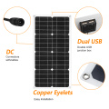 30W Solar Panel 110V 220V system 10A Controller 18V Dual USB Portable Battery Charger For PhoneCar Yacht RV Lights Charging