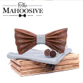 Handmade Wooden Bow Ties for Men Quality men's Wood Bowtie 3D Butterfly Wood Bow Tie Gravata Silm Wedding Gift Ties for Men