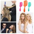 Universal Scalp Massage Comb Rebound Big Curved Comb Oil Head Shape Wide Tooth Comb Fluffy Hairdressing Comb