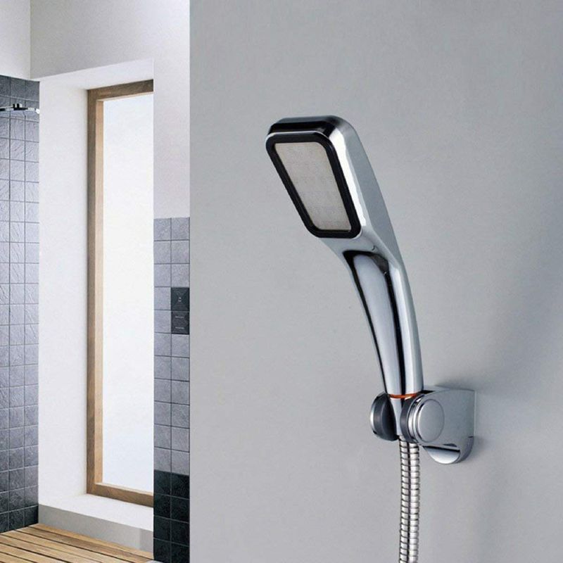 ShowerHead Universal Shower Head High Pressure With Powerful Jet, Rectangular Form Anti Limestone Hand Shower For Spa and Bathr