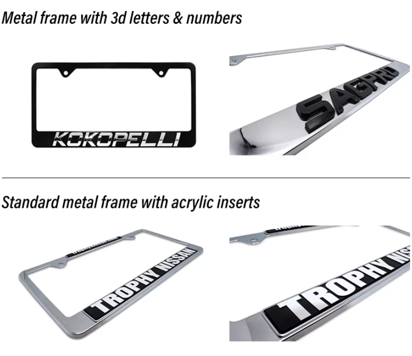 Custom License Plate Holder
