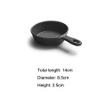 8.5cm Cast Iron Pot Mini Small Frying Pan Toys Cute Shaped Egg Mold Pans Mini Breakfast Egg Frying Pans Kitchen Cooking Tool