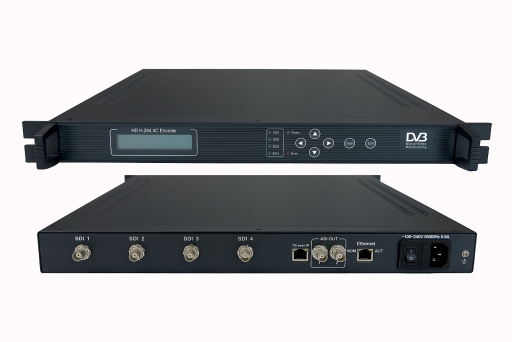 SD/HD H.264 4SDI IPTV Encoder IP Encoder Radio & TV Broadcasting Equipment sc-1145