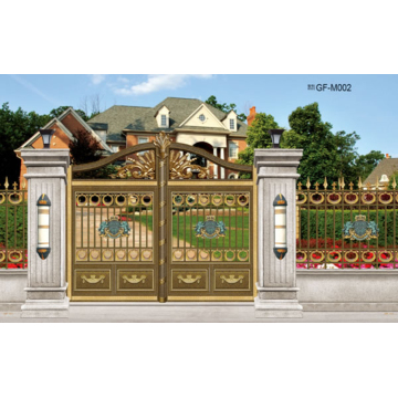 Villa aluminum art fence yard entrance doorr