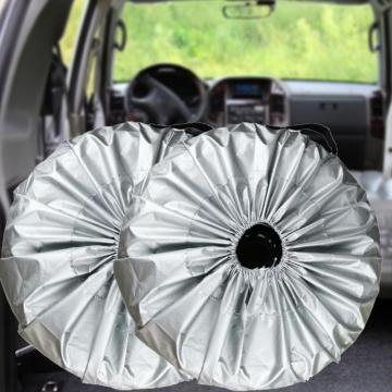 Waterproof Sunproof Wheel Cover Cases For Tire Wheel Storage Bag Automobile Spare Tire Cover Dustproof Wheel Protectors&Handle