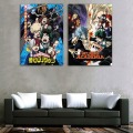 My Hero Academia Poster Painting Japanese Anime Wall Hanging Pictures Home Art Decoration Kraft paper poster Wall stickers