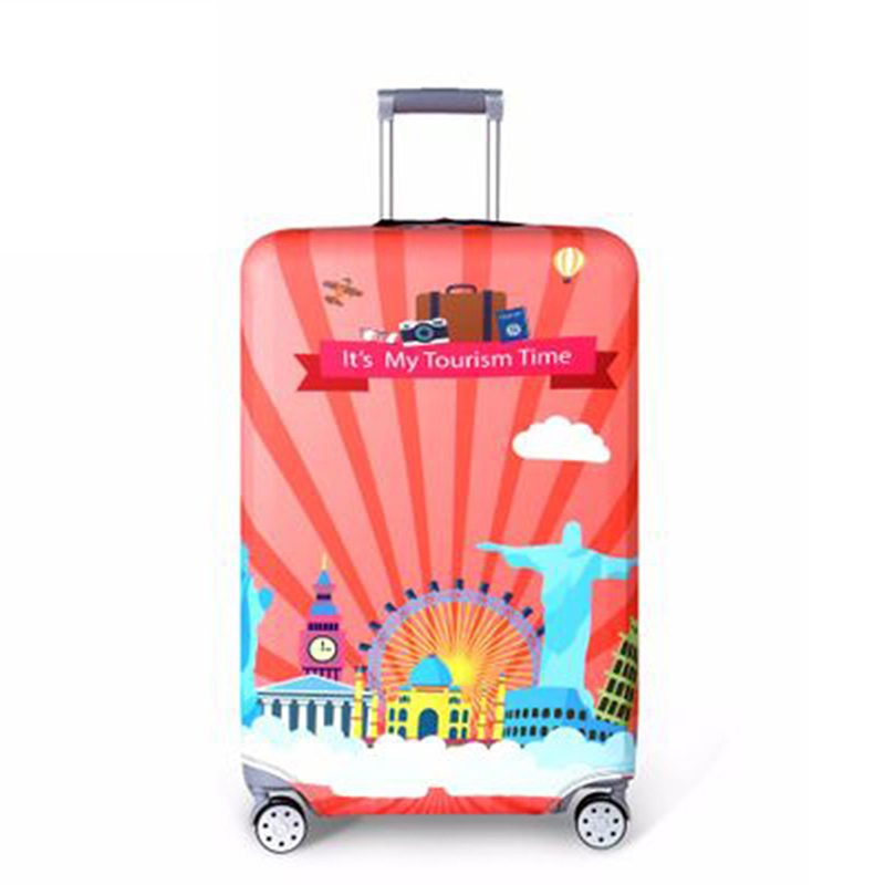 Thicker Luggage Cover Suitcase Protective Cover Elastic Luggage Dust Cover Apply To 18''-32'' Suitcase Travel Accessories