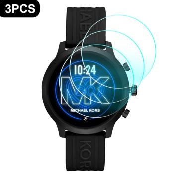 3PCS Smart Watch Screen Protective Glass For MK Access GO Anti-scratch Tempered Glass HD Screen Protector Smartwatch Accessories