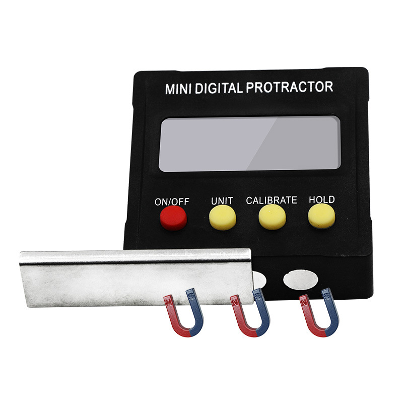 Mini Digital Protractor Inclinometer Electronic Level Box Magnetic Base Measuring Tools 90 degrees Gauge Ruler