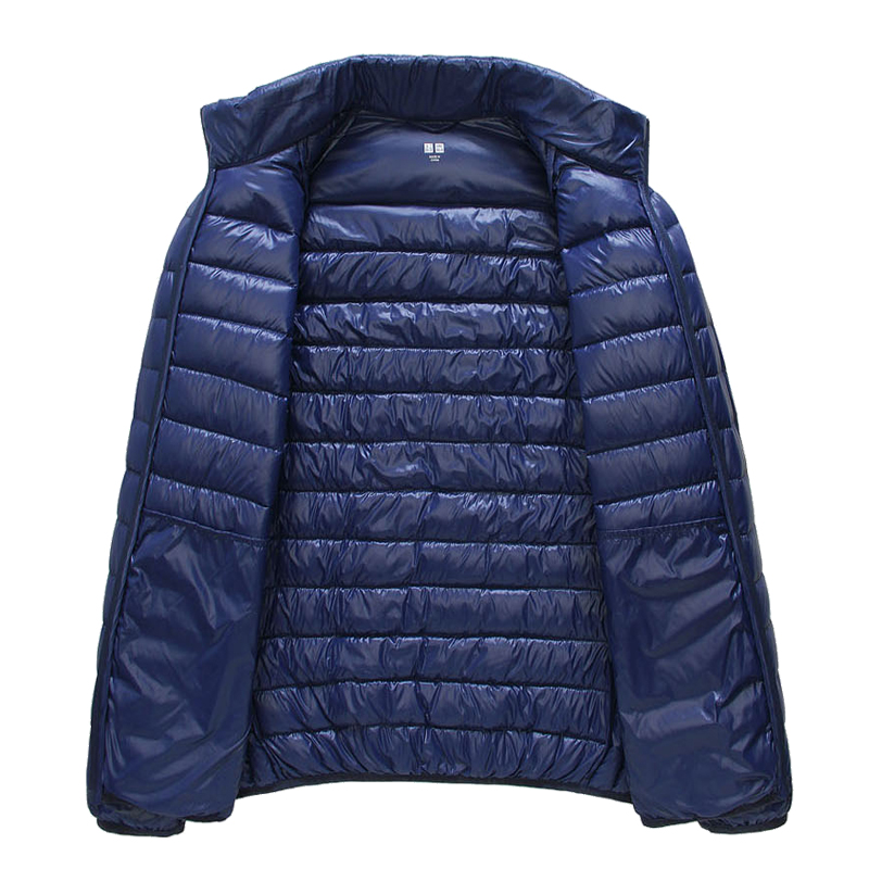 Portable 90% White Duck Down Winter Jacket Men 2019 Ultralight Down Jacket Casual Outerwear Snow Cold Coat Parkas Pocket WU98