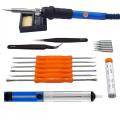 Full Set 60W 110V/220V Electric Soldering Iron Kit with Adjustable Temperature Welding Iron Electronic Repair Tool