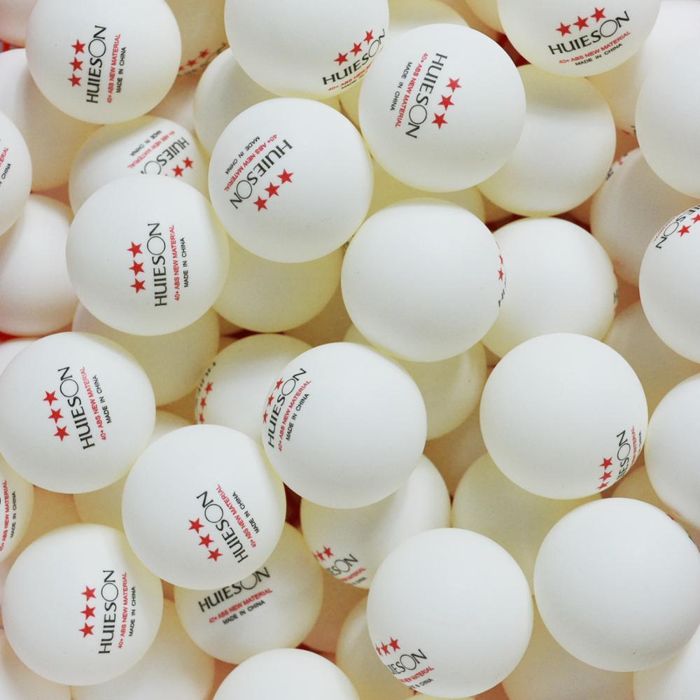 Huieson 10pcs/pack Table Tennis Balls 3 Star 2.8g 40+mm New ABS Plastic Ball For Ping Pong Training Drop Shipping