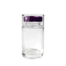 Transparent glass bottles small glass jar