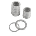 Aluminum Flat Washer Flat Ring Gasket Sump Plug Oil Seal Fittings Washers Assortment Fastener Hardware Accessories20/100PCS