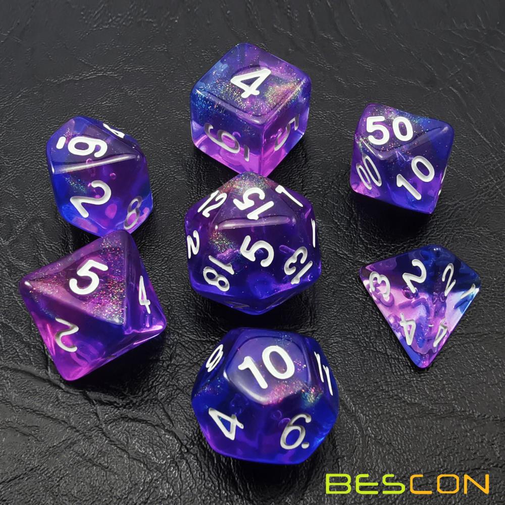 Orchid Moonstone Polyhedral Dnd Dice For D D 3