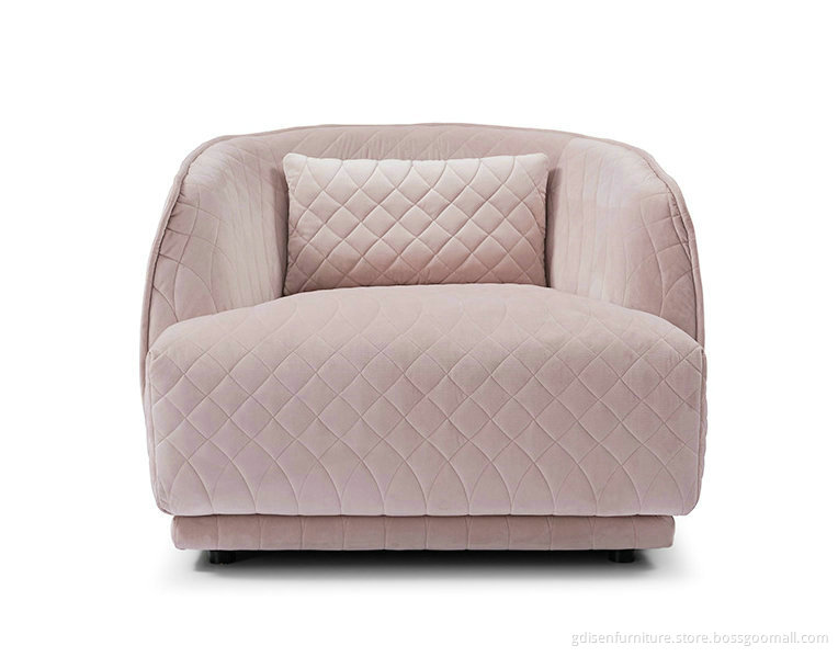 Modern fabric three Seater redondo sofa