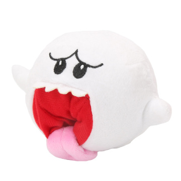 15cm Super Mario Bros Yoshi Boo Ghost Long Tongue White Mushroom Soft Stuffed Plush Doll Birthday