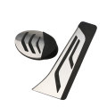 Carmilla Stainless Steel Car Styling Fuel Gas Pedal Car Brake Pedals Cover for BMW X1 F48 AT 2016 2017 2018 Auto Parts