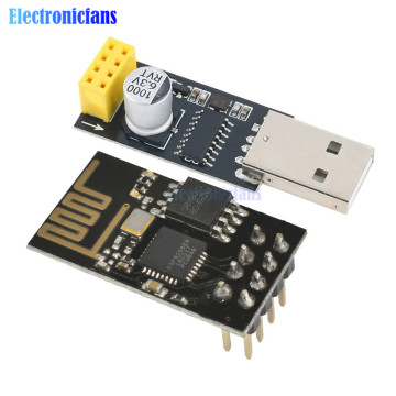 ESP01 Programmer Adapter UART ESP-01 Adaptater ESP8266 CH340G USB to ESP8266 Serial Wireless Wifi Developent Board Module