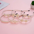 Trendy Luxury Imitation Pearl Headband for Women Elegant Bow-Knot Hair Headwear Wedding Party Bridal Hair Hoop