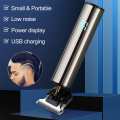 Men Professional LED Display Hair Trimmer R Blade Electric Hair Clipper Type-C Fast Rechargeable Hair Cutter Machine