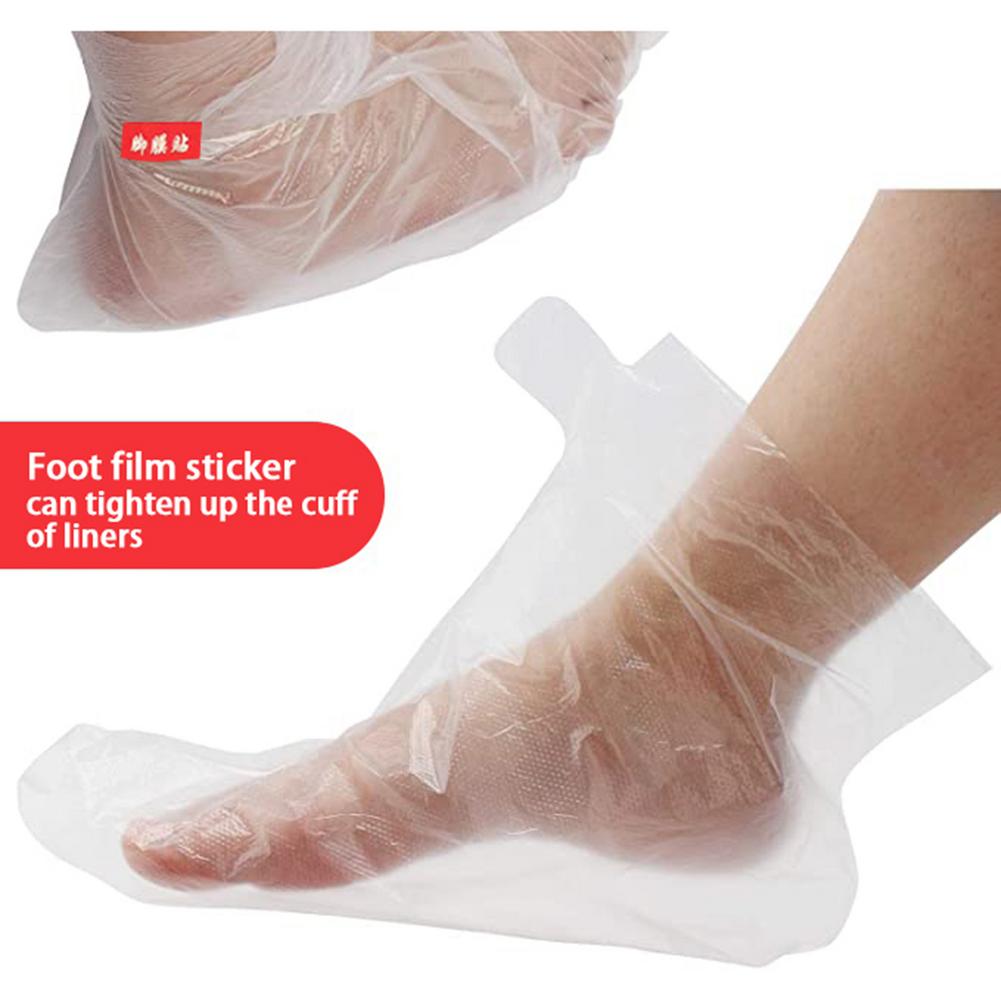 200PCS Paraffin Wax Bath Liners Plastic Hand And Foot Bags Spa Foot Hands Care Bags Plastic Socks Gloves