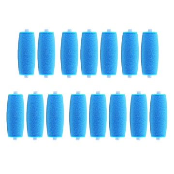 15 Packs of Blue Replacement Rollers for Amope Pedi Refills Compatible with Wet and Dry Electronic Perfect Foot Files