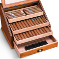 Cigar Cedar Wood Moisturizing Box Humidor Cabinet Large Capacity Fit 100 Four Layer Cigar Humidor Wood Box Super Quality Hotsale