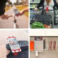 Universal 360-degree rotatable stroller trolley mobile phone holder for stroller accessories