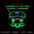 New Professional Mini AURORA II LCD Tattoo Power Supply with Power Adaptor for Coil & Rotary Tattoo Machines