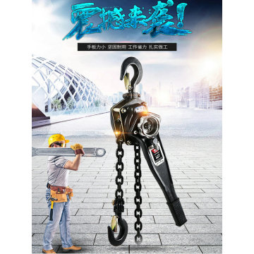 HQ HSH Type 0.8-3.2 Ton 1.5-9 Meters Manual Hand Ratchet Winch Lifting Crane Chain Block Lever Hoist