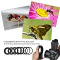 Professional HD-130 Macro LED Ring Flash Bundle3000~15000K with 8 Adapter Ring for Canon Flash for Nikon for Olympus DSLR Camera