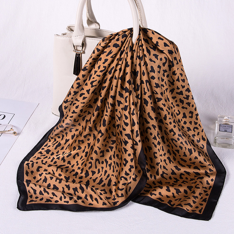 Silk Scarf Women 70*70cm New Print Fashion Scarves Small Squares Head Scarf Women Shawl Bag Spring Decorative Scarves