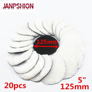JANPSHION 20pc 125mm car polishing pad 5