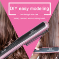 Electric Ceramic Straightener Brush PTC Heating Hair Care Styling Comb Auto Massager Straightening Irons Fast Style Hair Iron