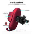 10W Wireless Charger Car Phone Holder Qi Induction Smart Sensor Fast Charging Stand Mount For Samsung S10 Note 10 iPhone 11 Pro