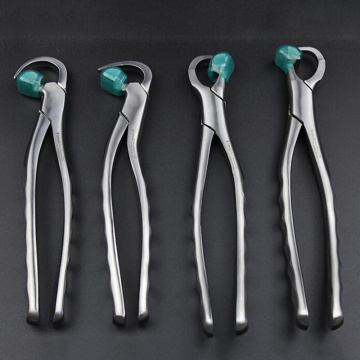 4 pcs Dental Teeth Extraction Forceps Set Germany stainless steel Adult Extracting Plier Dental Elevator Dentist Surgical Tool