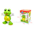 New Electronic Dancing Frog Pet Toys Robot doll Toys Light Music Universal Interactive Toys Children Toys Brithday Gifts YIJUN