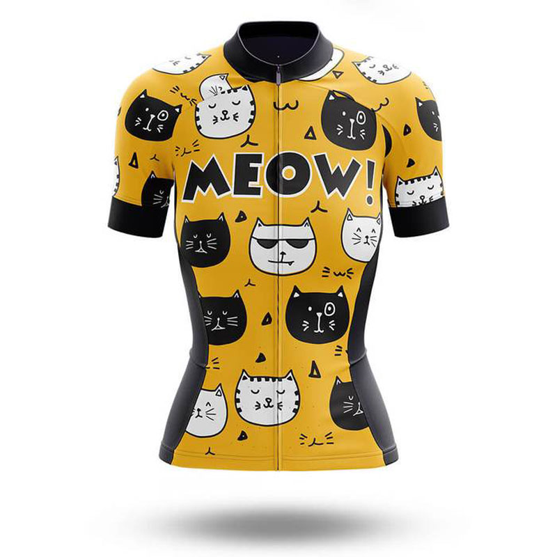 Women's Cyling Jersey Outdoor Road Bike Clothes Mtb Bicycle Short Sleeve Cycling Shirts Tops Cat Macaquinho Ciclismo Feminino