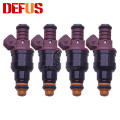 DEFUS 0280150525 4pcs 1600cc 160lb CNG Methane Gas Fuel Injector Nozzle Bico Engine Injection Valve 0280150846 For Fiat NEW