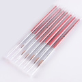 Manicure Brush 100% Kolinsky Acrylic Sable Nail Brushes Acrylic Nail Art Brush Kit for Nail Extension UV Gel Builder Tools