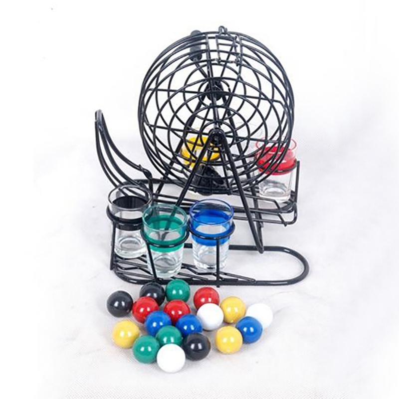 Bingo Lottery Machine Luxury Fun Bar Party Lottery Machine Drinking Game Adult Suitable for Women and Men