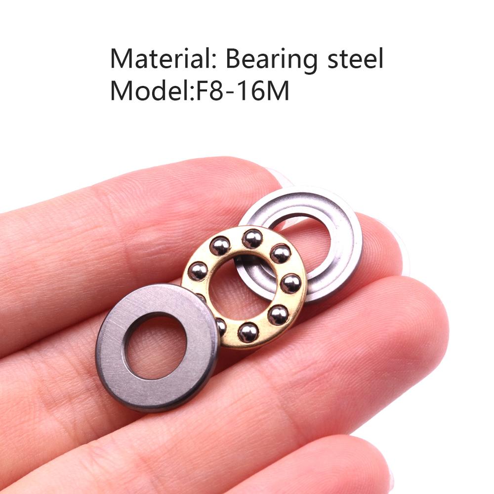 1PC High Precision Miniature Thrust Ball Bearing F8/F9/F10 Metal Axial Ball Bearing Set 8mm/9mm/10mm For Hardware Accessories