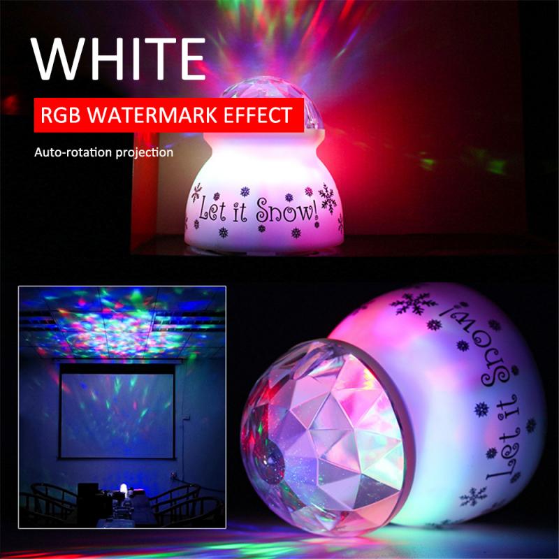 Romantic Colorful Starry Ocean Projector Mini Stage Light Disco DJ Light Night Light Music Speaker Sea Wave Projection Light