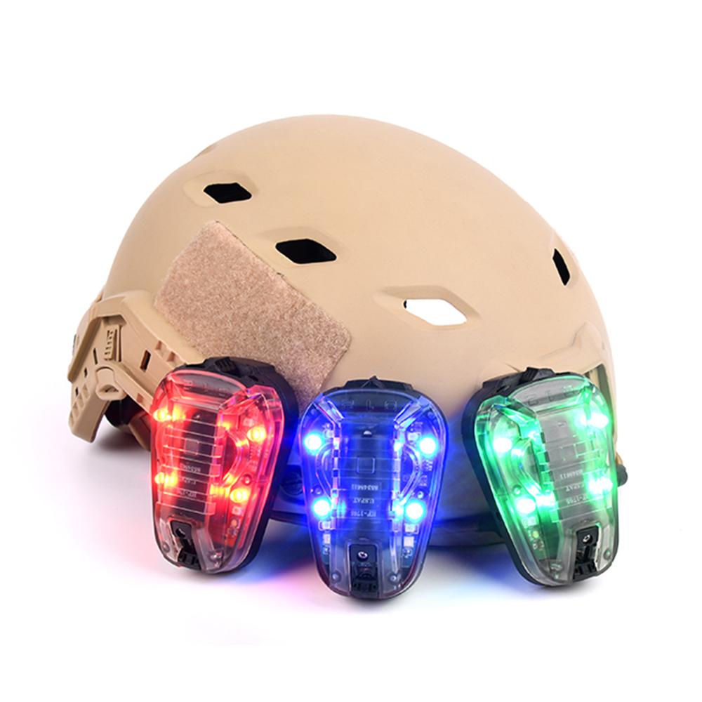 WADSN HEL-STAR 6 Gen iii Green/Red/Blue Strobe IR Helmet Light Outdoor Sport Waterproof Survival Tactical Signal Lights