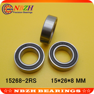 10pcs free shipping High quality bicycle HuaGu bearing Halo 6-Drive hub replacement bearing 15268-2RS(15*26*8 mm)