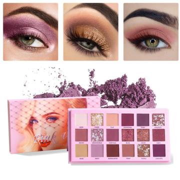 ELECOOL Nude Eyeshadow Palette 18 Colors Glitter Waterproof Pigment Smoky Eye Shadow Pallete Makeup Maquiagem Cosmetics TSLM1